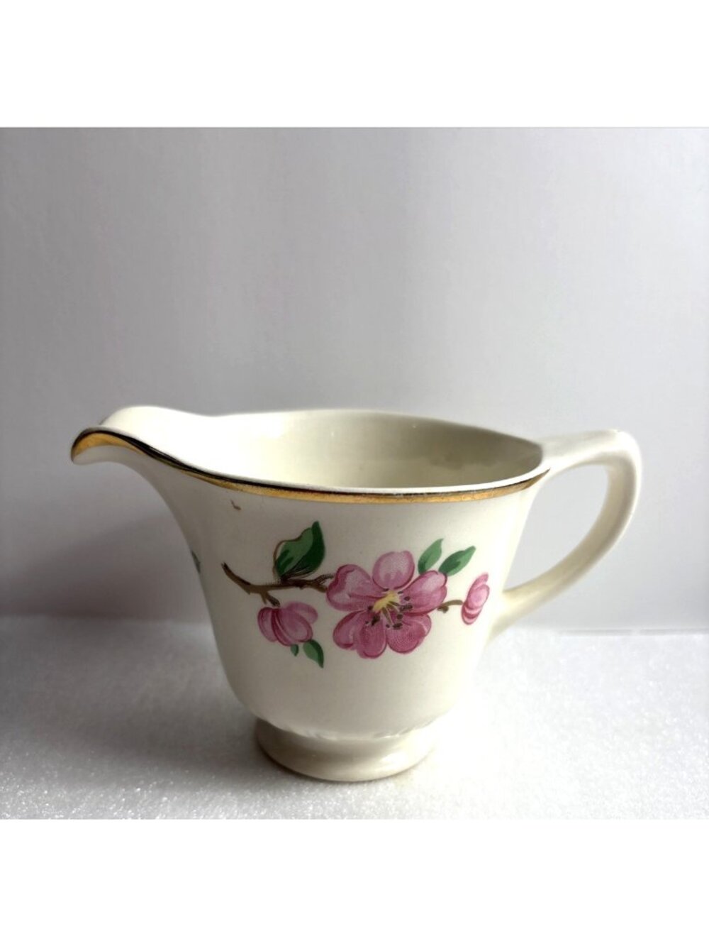 Vintage Homer Laughlin Creamer Apple Blossom 1947
